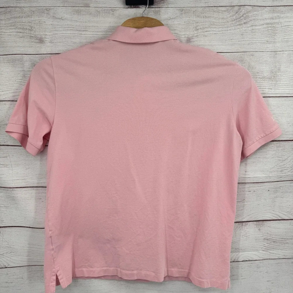 Polo Ralph Lauren Golf Polo Shirt XL Fly‎ Emirates Logo Pink Pro Fit